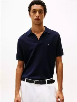 Tommy Hilfiger Strick Slim Fit Poloshirt kurzarm (Herren)