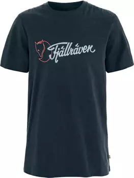 Fj&auml;llr&auml;ven Archive Logo T-Shirt kurzarm dark navy (Herren) (F12600328-555)