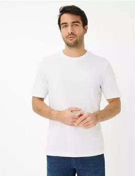 BRAX Tim-Tim T-Shirt kurzarm wei&szlig; (Herren) (20-4590-70820100-99)