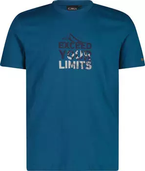 CMP Aufdruck T-Shirt kurzarm petroleum (Herren) (35F5617-N903)