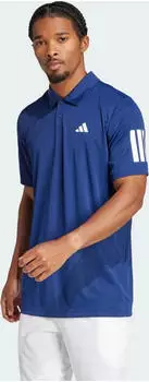 adidas Club 3-Streifen Tennis Poloshirt kurzarm dark blue (Herren) (JN9006)