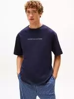 Tommy Hilfiger T-Shirt UM0UM03685 Dunkelblau Regular Fit Herren