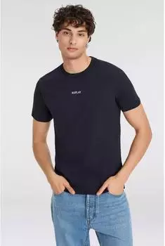 Replay Jersey Rundhals T-Shirt kurzarm (Herren)