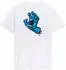 Santa Cruz Screaming Hand T-Shirt kurzarm weiß (Herren)