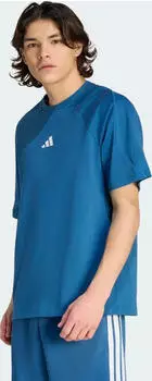 adidas Stadium T-Shirt kurzarm dusky petrol/ray blue/white (Herren) (KC0430)