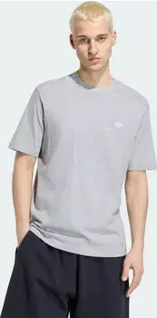 adidas Trefoil Essentials T-Shirt kurzarm medium grey heather (Herren) (KS7391)