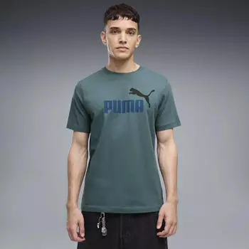 Puma Essentials 2 Colour No. 1 Logo T-Shirt kurzarm herb garden (Herren) (684708-90)