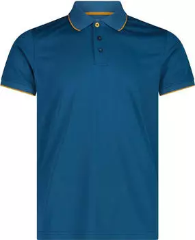 CMP Einfarbiges Pique Poloshirt kurzarm petroleum (Herren) (39T5807-N903)