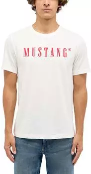 Mustang Austin Basic T-Shirt kurzarm off white (Herren) (1014695-2084)