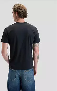 Lee Patch Logo T-Shirt kurzarm washed black (Herren) (112376604)