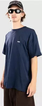 Vans Left Chest Logo T-Shirt kurzarm dress blues (Herren) (VN000R9XLKZ)