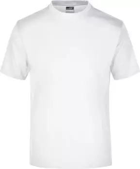 James & Nicholson Rundhals T-Shirt kurzarm wei&szlig; (Herren) (JN001-68969)