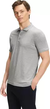 Falke Pima Poloshirt kurzarm light grey (Herren) (62101-3400)
