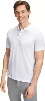 Falke Pima Poloshirt kurzarm wei&szlig; (Herren) (62101-2000)