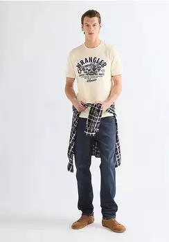 Wrangler Americana T-Shirt kurzarm antique white (Herren) (112388205)