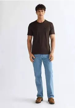 Wrangler Sign Off T-Shirt kurzarm chocolate torte (Herren) (112387015)