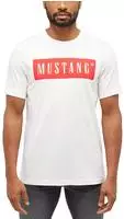 Mustang T-Shirt 1014749 Wei&szlig; Regular Fit Male