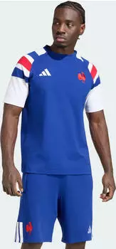 adidas Frankreich Rugby Travel T-Shirt kurzarm mystery ink (Herren) (KF8885)