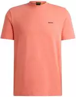 BOSS Green Herren T-Shirt orange Baumwoll-Jersey
