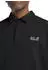 Jack Wolfskin Delgami Poloshirt kurzarm schwarz (Herren) (1809801-6000)