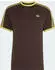 adidas 3-Streifen T-Shirt kurzarm aurora coffee/preloved lime (Herren) (KZ1202)