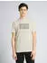 Tom Tailor Basic mit Logo-Print T-Shirt kurzarm natural white (Herren) (1043491-12990)
