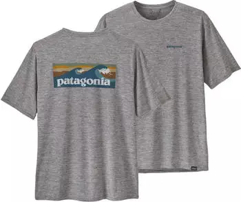 Patagonia Capilene Cool Daily Graphic: Waters T-Shirt kurzarm abalone blue/feather grey (Herren) (45355-BLAF)