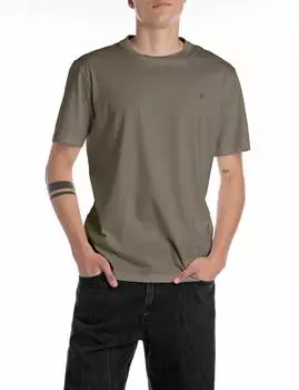 Replay Logo-Stickerei T-Shirt kurzarm (Herren)