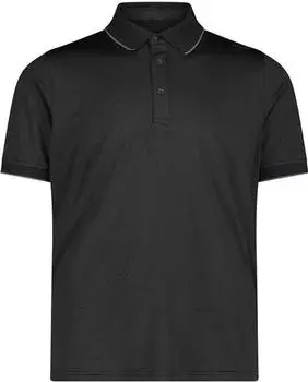 CMP Stretch Polyester Modal Poloshirt kurzarm antracite/graffite (Herren) (32T5247-61UT)