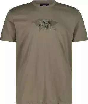 CMP Aufdruck T-Shirt kurzarm sage (Herren) (35F5617-E663)