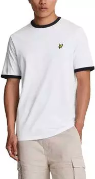 Lyle & Scott Ringer T-Shirt kurzarm white/dark navy (Herren) (TS2201V-X187)