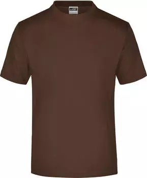 James & Nicholson Rundhals T-Shirt kurzarm braun (Herren) (JN001-68848)
