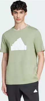 adidas Future Icons Badge of Sport T-Shirt kurzarm tent green (Herren) (IY7716)