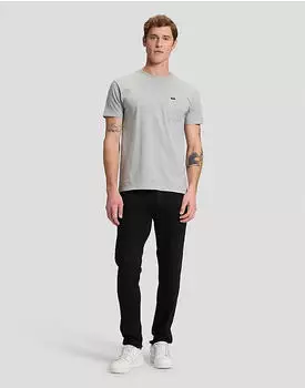 Lee Slim Ultimate Pocket T-Shirt kurzarm mid grey mele (Herren) (112386628)