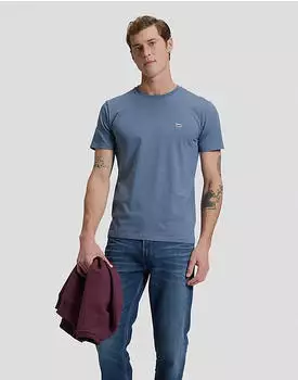 Lee Patch Logo T-Shirt kurzarm bering sea (Herren) (112386348)