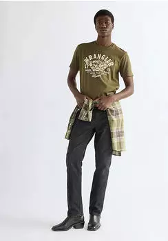 Wrangler Americana T-Shirt kurzarm olive night (Herren) (112387023)
