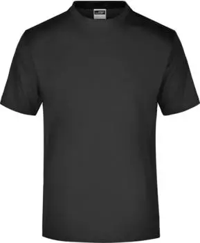 James & Nicholson Rundhals T-Shirt kurzarm schwarz (Herren) (JN001-68839)