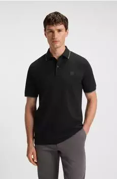 Hugo Boss Slim-Fit Poloshirt aus Stretch-Baumwolle mit Logo-Aufn&auml;her (50507699)