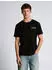 Tom Tailor Basic mit Logo-Print T-Shirt kurzarm deep sea black (Herren) (1043491-35797)