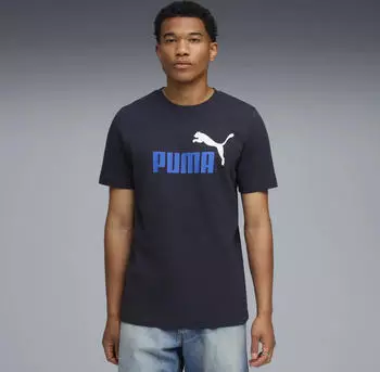 Puma Essentials 2 Colour No. 1 Logo T-Shirt kurzarm new navy (Herren) (684708-16)