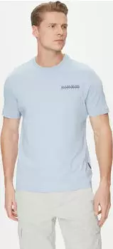Napapijri Sovana T-Shirt kurzarm light blue (Herren) (NP0A4IE4-I83)