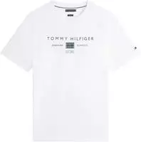 Tommy Hilfiger Jerseyshirt mit Logo Wei&szlig; M male