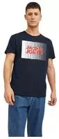 Jack & Jones Herren Rundhals T-Shirt JJECORP LOGO - Regular Fit Navy Blazer...