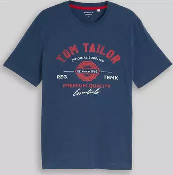 Tom Tailor T-Shirt aus Baumwolle mit Logo-Print (1037735)