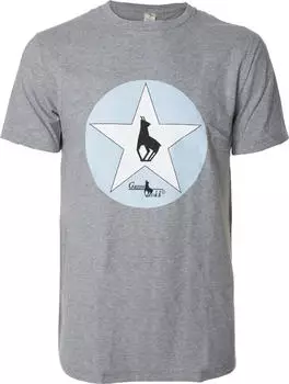 Gamsbokk Stern T-Shirt kurzarm grau (Herren)