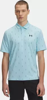Under Armour Tee To Green Printed Poloshirt kurzarm stream/black (Herren) (1383715-494)