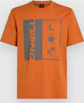 ONeill Front Print T-Shirt kurzarm cinnamon stick (Herren) (2850293-12528)