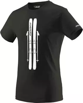 Dynafit Graphic Cotton T-Shirt kurzarm blackout/skis (Herren) (08-0000070998-0918)