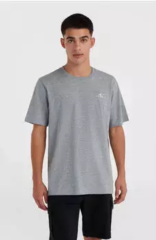 ONeill Small Logo T-Shirt kurzarm silver melee (Herren) (N2850014-18013)