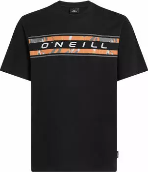 ONeill Front Graphic T-Shirt kurzarm black out (Herren) (2850285-19010)